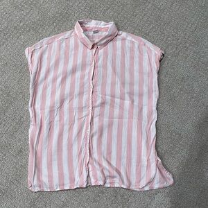Old Navy Striped Button Up Shirt